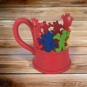 Disney on Ice Mickey Mouse Plastic Cup Mug Flashing Light Up Blinking Glass Hold